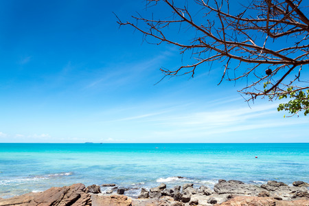 Idyllic Scene Beach at Samed Island,Thailandの写真素材