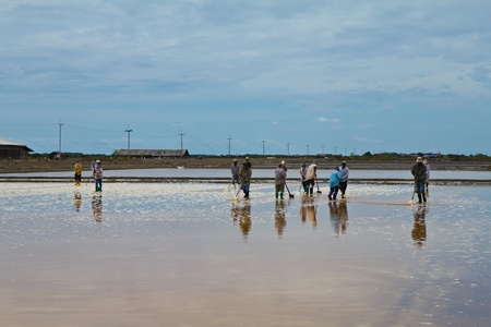 Salted worker in Thailandのeditorial素材