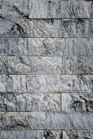 Background of stone wall texture の写真素材