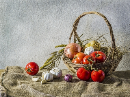 Still life photography with  agriculturalの写真素材