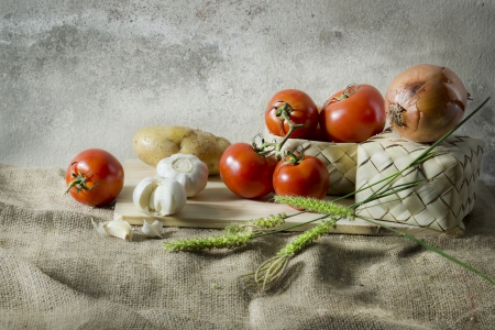 Still life photography with  agriculturalの写真素材