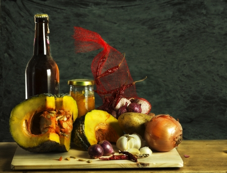 still life of Ingredients in the kitchen  の写真素材