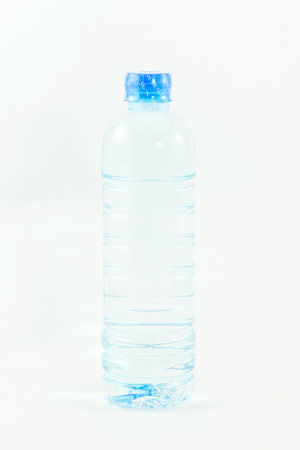 water plastic isolate on whiteの写真素材
