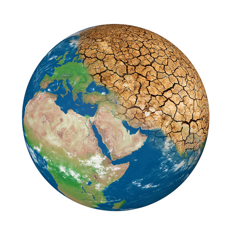global warming Earth Concept on Earth day 22 April の写真素材