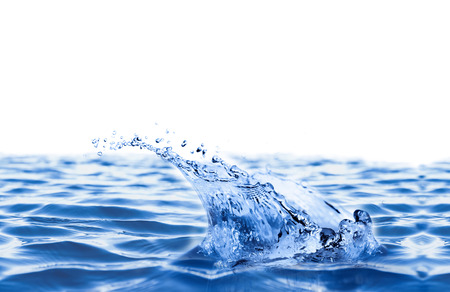 over  sea water splashの写真素材