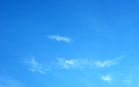 Blue sky with cloud in summer dayの写真素材