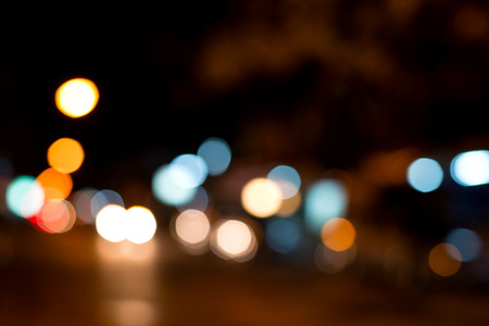 Bokeh background from christmas night partyの写真素材