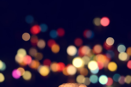 Lights blurred bokehの写真素材