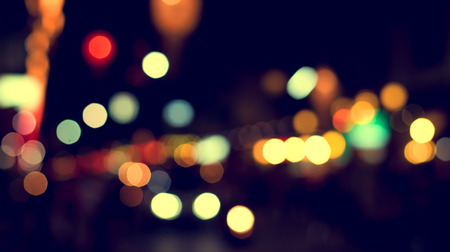 Lights blurred bokehの写真素材