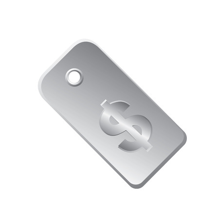 money and shopping icon labelのイラスト素材