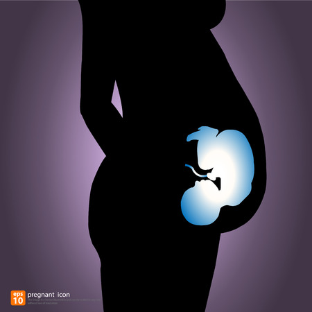 pregnant symbol vector formatのイラスト素材