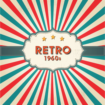 New vector Vintage rising sun or sun ray,sun burst retro background designのイラスト素材