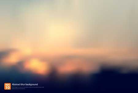 vintage abstract blur background in summer vector designのイラスト素材