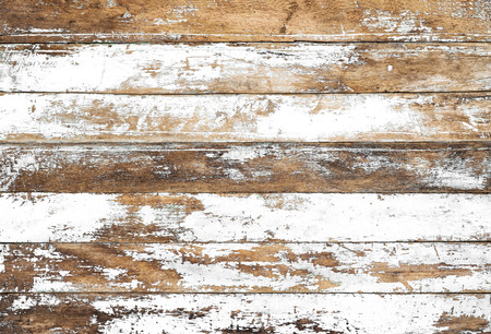 Vintage white wood background - Old weathered wooden plank painted in white color.の写真素材