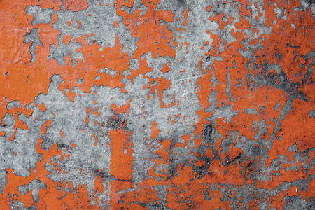 Grunge concrete wall red color for texture backgroundの写真素材