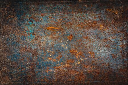 Abstract rusty grain on metal