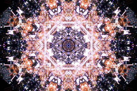 The abstract background from the vivid of lights.の写真素材