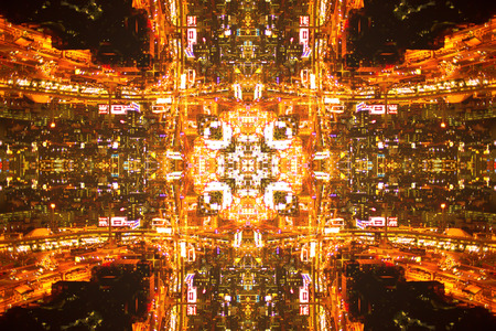 The abstract background from the vivid of lights.の写真素材