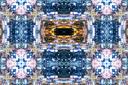 The abstract background from the vivid of lights.の写真素材