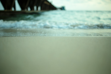 The beautiful seascape under the sunshine time.の写真素材