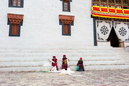 Hemis Monastery in Leh Ladakh, Jammu and Kashmir, Indiaのeditorial素材