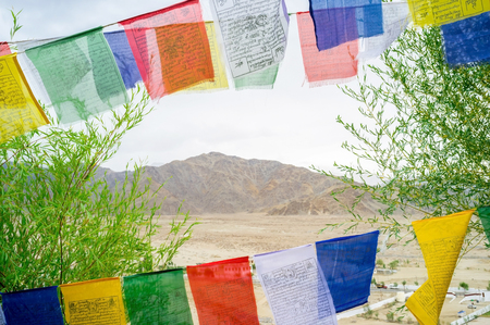 Thiksey Monastery in Leh Ladakh, Jammu and Kashmir, Indiaの写真素材