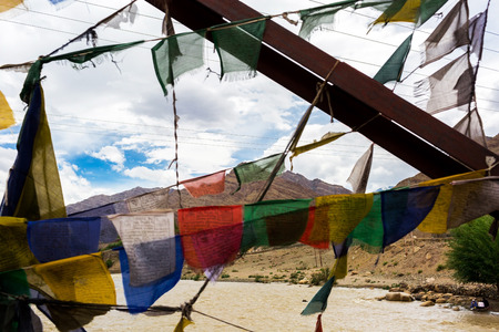 Natural landscape in Leh Ladakh, Jammu and Kashmir, Indiaの写真素材