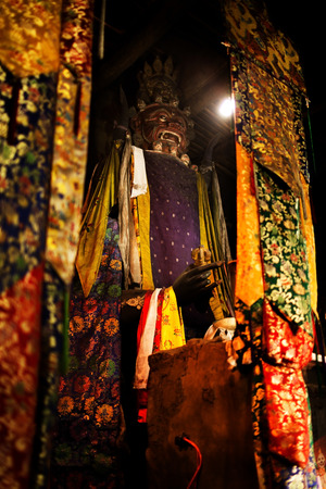 Thiksey Monastery in Leh Ladakh, Jammu and Kashmir, Indiaのeditorial素材
