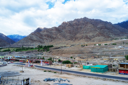 Natural landscape in Leh Ladakh, Jammu and Kashmir, Indiaのeditorial素材