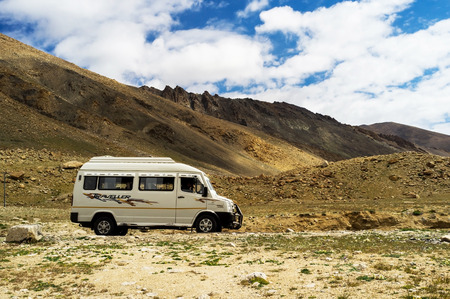 Natural landscape in Leh Ladakh, Jammu and Kashmir, Indiaのeditorial素材