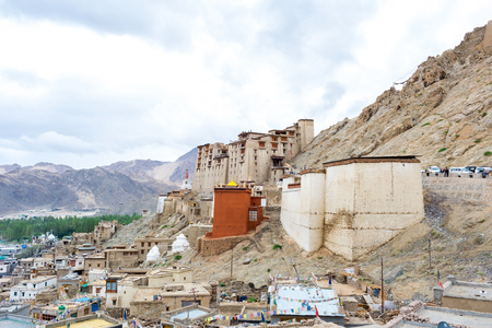 Leh palace in Leh Ladakh, Jammu and Kashmir, Indiaのeditorial素材