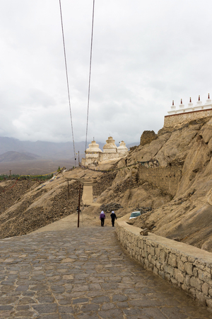 Shey palace in Leh Ladakh, Jammu and Kashmir, Indiaのeditorial素材