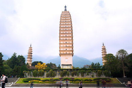 Chongsheng Temple in Dali, Yunnan, Chinaのeditorial素材
