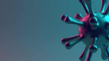 3d rendering virus spreads of disease backgroundの写真素材