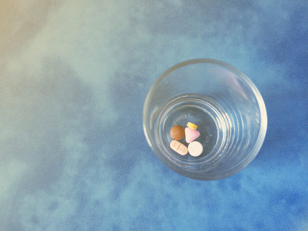 Neurasthenia tablets in clear glass