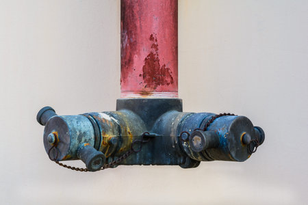 The old fire hydrant in the apartment