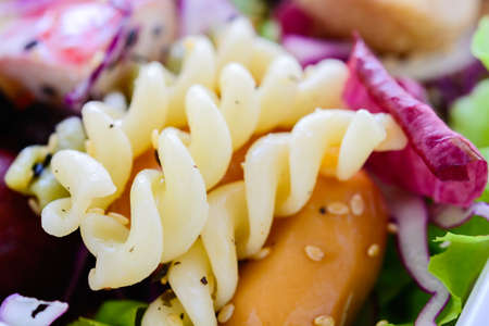 Closeup salad, food for healthyの写真素材