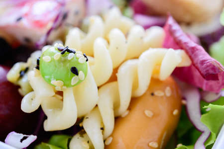 Closeup salad, food for healthyの写真素材