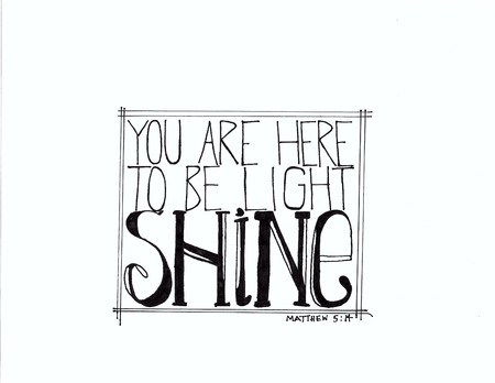 Shine Hand Drawn Letteringの写真素材