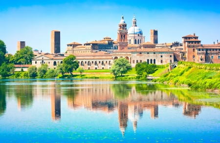 Medieval city of Mantua in Lombardy, Italyのeditorial素材
