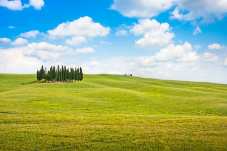 Beautiful landscape in Tuscany, Italyの写真素材