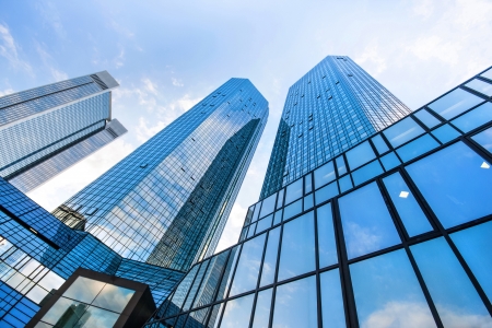 Skyscrapers in Frankfurt, Germany Skyscrapers in Frankfurt, Germany