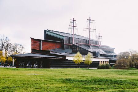 Exterior view of famous Vasa Museum in Stockholm, Sweden, Scandinaviaのeditorial素材