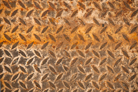 texture of stainless steel floor plate