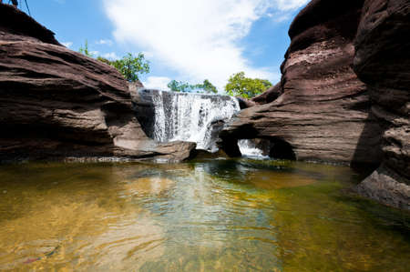 waterfall in Thailand の写真素材