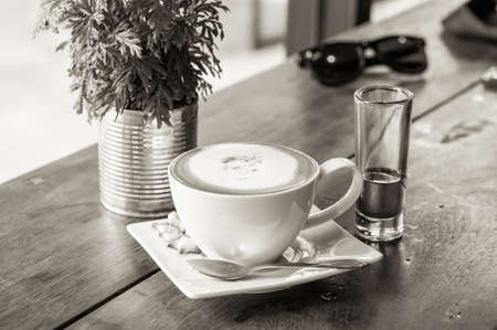hot coffee,cappuccino  coffee hotの写真素材