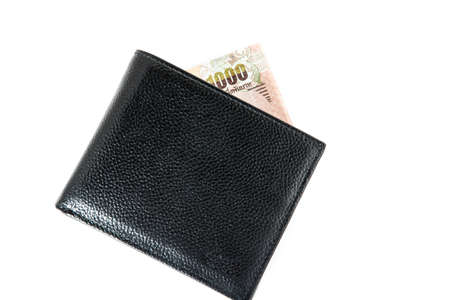 New wallet on white backgroundの写真素材