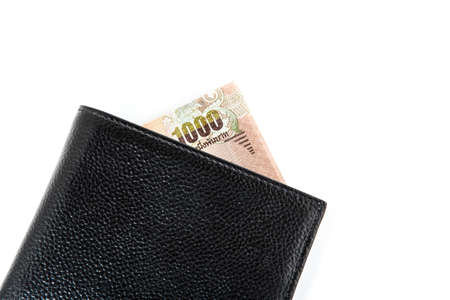 New wallet on white backgroundの写真素材