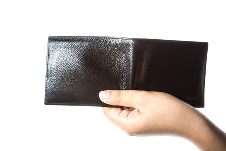 a wallet on the hand