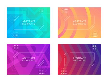 Abstract background modern complex style and geometry shape with halftone. vector illustrationのイラスト素材